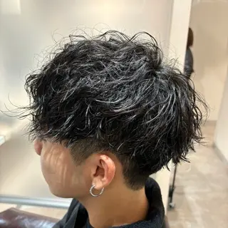 メンズ RUKA👱🏻 メンズカットパーマのヘアスタイル