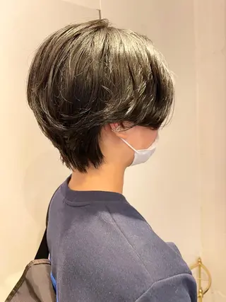 ショート レイヤー/パーマ TAKUYAのヘアスタイル