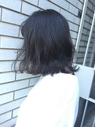 ミディアム カラー ✂️小顔カット✂️ 山本有紀のヘアスタイル