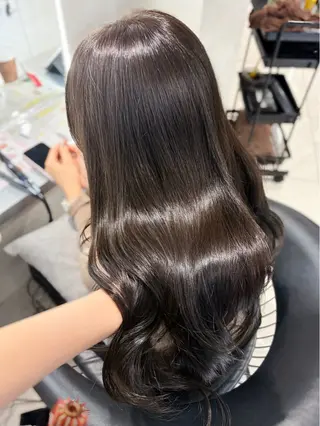 ロング カラー 韓国レイヤー×モテ髪 /MITSUKI🤍のヘアスタイル