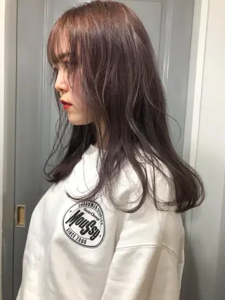 ロング カラー Pia ツボイ ケイタのヘアスタイル