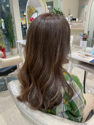 カラー 韓国風ブラウンカラー 🤎京香🤎のヘアスタイル