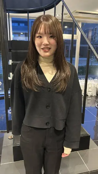 ロング 宮西 龍心のヘアスタイル