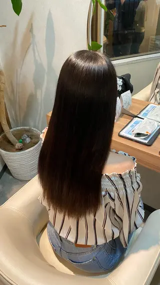 ロング パーマ 渋谷🦝レイヤー/ 艶髪カラー/夏鈴🦝のヘアスタイル