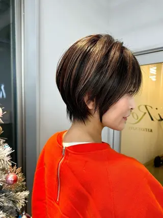 ショート 巻ける縮毛矯正/ 堺 健人のヘアスタイル