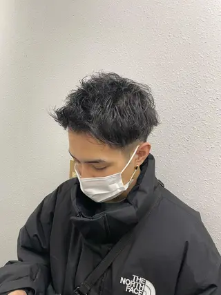 ショート メンズ ️💕淡いハイトーン 💕︎︎ひかるのヘアスタイル