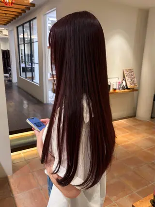 ロング カラー るな/暖色、 ベージュカラー🎀のヘアスタイル