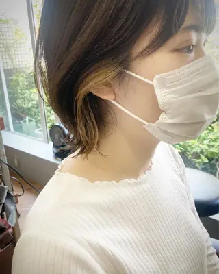 ショート カラー Hareru 豊田 修廣のヘアスタイル