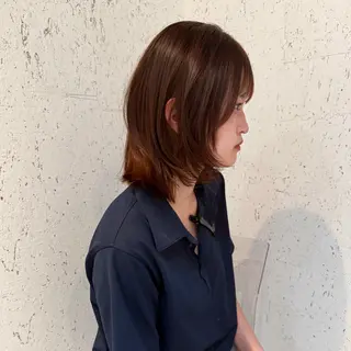 ミディアム カラー mai / linoah˚✧のヘアスタイル