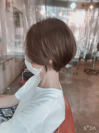 ショート 髪質改善✨ストレート オグ✂️/ショートのヘアスタイル