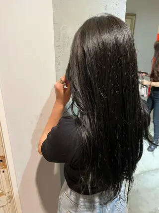 ロング カラー 川原大空 無料パーマモデル募集のヘアスタイル