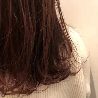 ロング カラー やまさきえりこ ニュアンスパーマのヘアスタイル