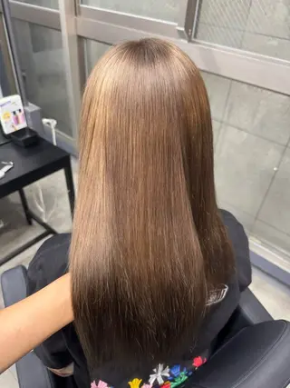 カラー りこ / 透明感カラー🎀🫧のヘアスタイル
