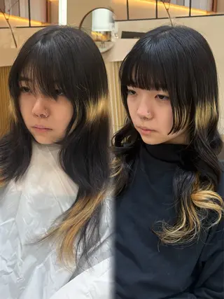 ロング 大木 唯月のヘアスタイル