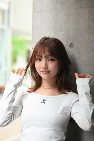 ミディアム カラー 垢抜け美容師✨/ えばらひではるのヘアスタイル