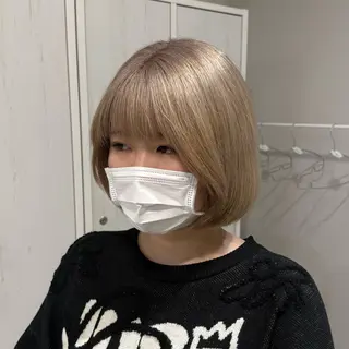 ショート カラー sayuri/心斎橋 /ハイトーンカラーのヘアスタイル