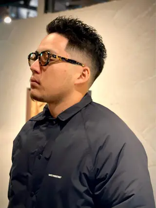 ショート 上岡 祐のヘアスタイル