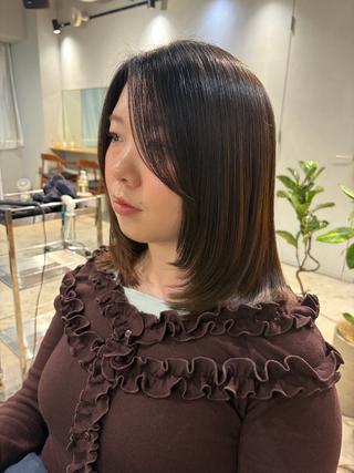 セミロング 🎀持ちのいいパーマ 🎀mikihoのヘアスタイル