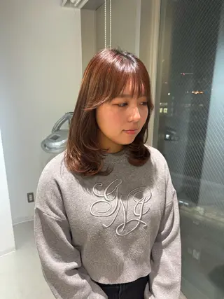 ミディアム EIGHT ／SHU🩶のヘアスタイル