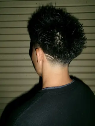 ショート ショウ 福岡バーバーのヘアスタイル