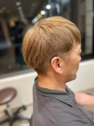 カラー メンズ 勘場 万菜華のヘアスタイル