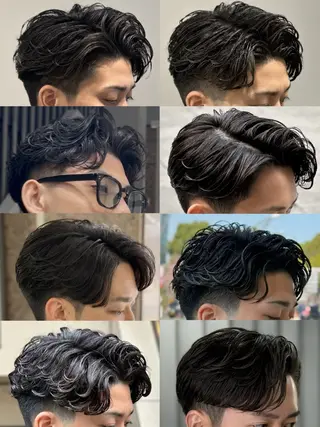 ショート パーマ トミモト アユムのヘアスタイル