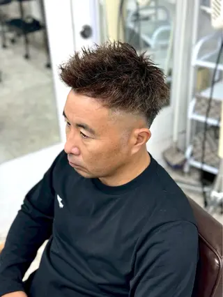 メンズ メンズパーマ 特化Enhanceのヘアスタイル