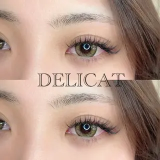 マツエク・マツパ DELICAT MIHOのマツエク・マツパデザイン