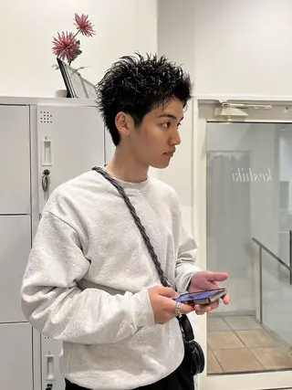 ショート メンズ keshiki 大名のヘアスタイル