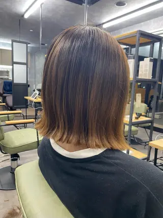 ミディアム 郷原 奈々のヘアスタイル
