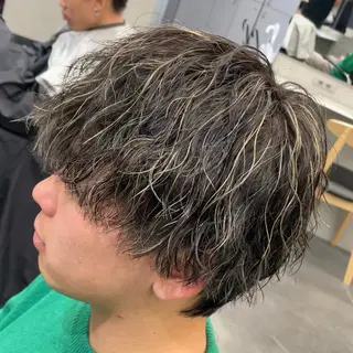 ミディアム カラー ヘアアレンジ メンズ fifth 石川 凪のヘアスタイル