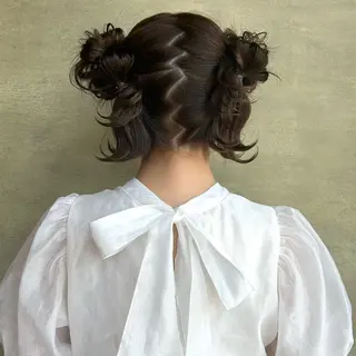 ヘアアレンジ ニュアンスヘア🪡 nenekaのヘアスタイル