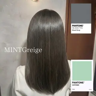 ロング カラー ✨縮毛矯正/透明感 カラー/芦川優磨のヘアスタイル