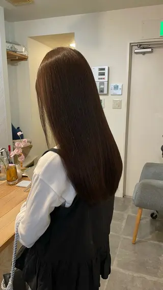 ロング 大阪/梅田すぐ /パーマ落とし専門店のヘアスタイル