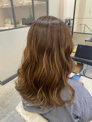 セミロング カラー 【eimee】 店長✂️TAKUMAのヘアスタイル