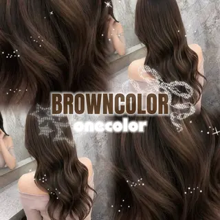 ロング カラー 💙あおい💙大宮 🪽ワンカラー🪽のヘアスタイル