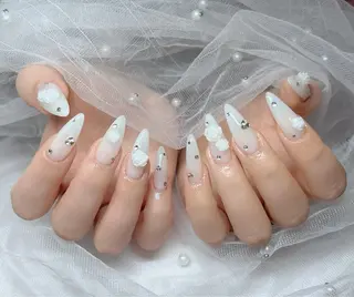 ネイル 🎀PG🩵 ネイルサロンのネイルデザイン