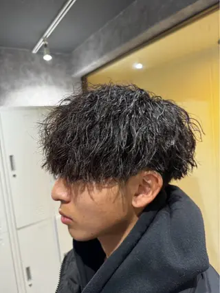 パーマ メンズ 快斗🔥メンズパーマ 🔥モデル募集中🔥のヘアスタイル