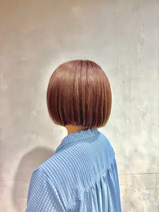 ショート たなかあゆ✨ ワンレンボブ渋谷のヘアスタイル