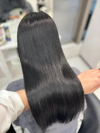 セミロング Rin/寒色系カラー 🦋/うる艶ヘア🫧のヘアスタイル