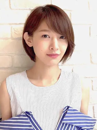 ショート カラー moanin モーニンのヘアスタイル