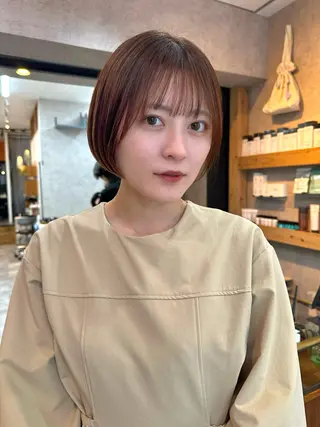 ショート SITY.レイヤー ボブ/透明感カラーのヘアスタイル