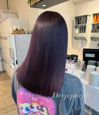 セミロング カラー N°+aero 🤍ユメのヘアスタイル