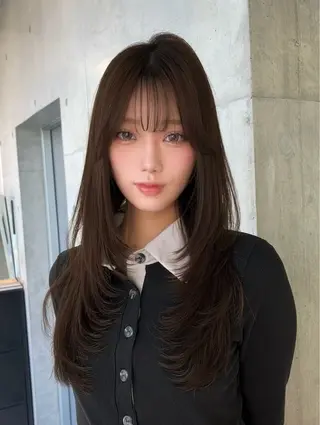 セミロング カラー 🌫️大人韓国ヘア 🌫️naoyaのヘアスタイル