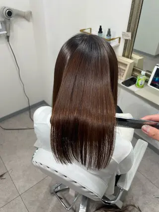 ミディアム 癖解消✨️シルク 矯正💎DAIKIのヘアスタイル
