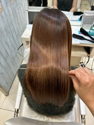 ロング 【髪質改善カラー】 瀧田嵐士🇰🇷のヘアスタイル