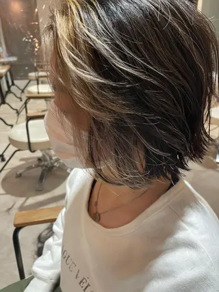 ショート カラー 沖縄東京2拠点美容師 mamicoのヘアスタイル