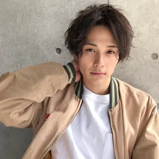 ショート メンズ レイヤーボブ/ボブ 仲川和人のヘアスタイル