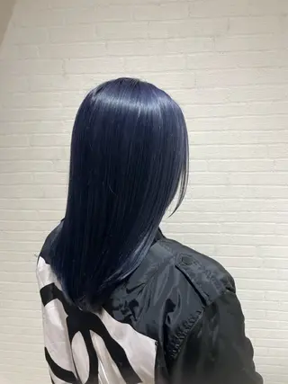 セミロング カラー Lemon hair ❤︎MAHIRO❤︎のヘアスタイル