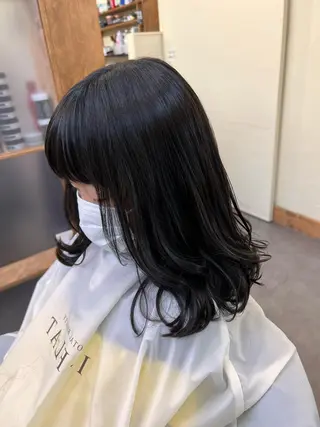 ロング 田中 真理のヘアスタイル